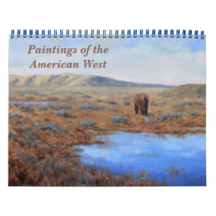 Schilderijen van de American West Calendar Kalender