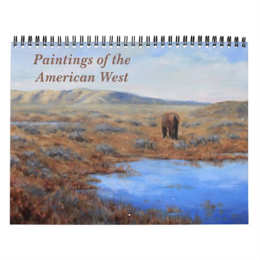 Schilderijen van de Amerikaanse West Calendar Kalender (Hoes)