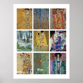 Schilderijen van Gustav Klimt Poster