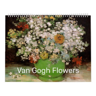 Schilderijen van Vincent van Gogh met bloemen Kalender
