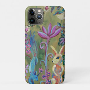 schildering van bosdieren iPhone 11 pro hoesje