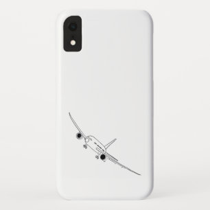 Schildering van het vliegtuig iPhone XR hoesje
