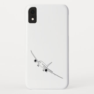 Schildering van het vliegtuig iPhone XR hoesje