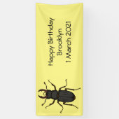 Schildering van keverinsecten spandoek (Verticaal)