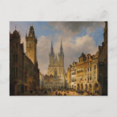 schilderkunst Praag City Uitzicht Tsjechië Briefkaart (Voorkant)