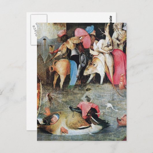 Schilderkunst van Hieronymus Bosch Briefkaart (Voorkant / Achterkant)