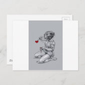 Schilderliefde Briefkaart (Voorkant / Achterkant)