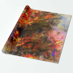 Schilderlijnfractale wiskunde canvas cadeaupapier