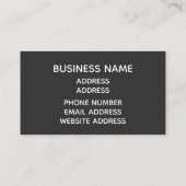 Schilderontwerp Visitekaartje (Achterkant)