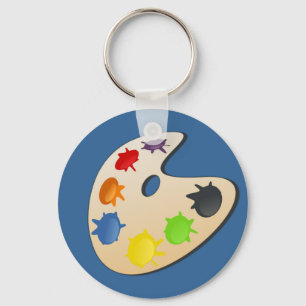 Schilderpalet Sleutelhanger