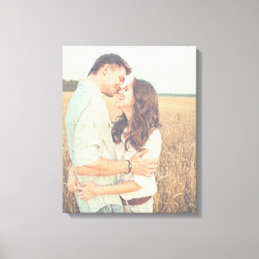 Schilderpenseelstreken Geschilderde bekledingsfoto Canvas Afdruk (Voorkant)