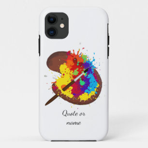 Schilders Kleurrijke Palet Artist Paint Aanpassen iPhone 11 Hoesje