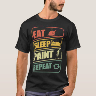 Schilders lakwerkers en kunstschilders 40 t-shirt