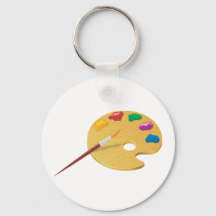 Schilders Palet Sleutelhanger