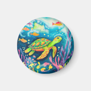 Schilderschildpad Magneet