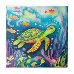 Schilderschildpad Tegeltje