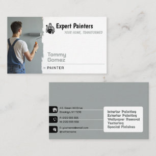 Schildersdiensten Expert Painters Visitekaartje