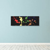 Schilderstaafdoek Canvas Afdruk (Insitu (Houten vloer))