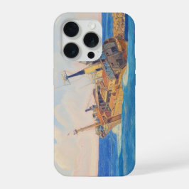 Schilderstijl afbeelding van Edro III scheepswrak  iPhone 15 Pro Hoesje