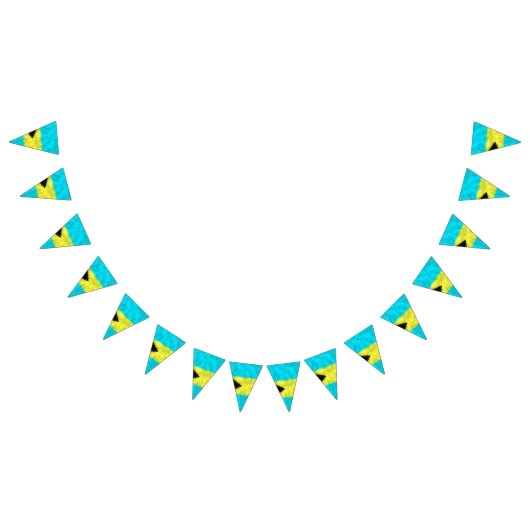 Schildertekening van bahamasolie vlaggetjes (Alle)