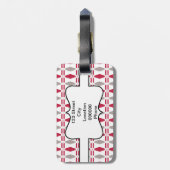 Schilderverf Bagagelabel (Achterkant verticaal)