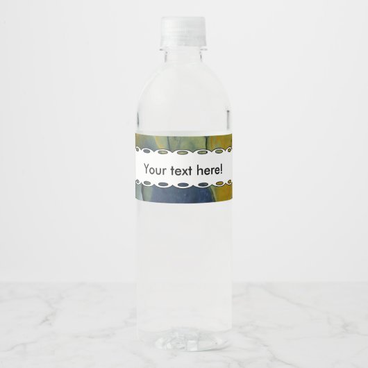 Schilderverf Waterfles Etiket (Voorkant)