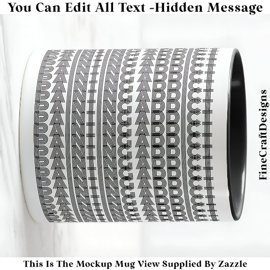 Schilderverslaafde Verborgen Boodschap Grappige ni Mok