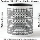 Schilderverslaafde Verborgen Boodschap Grappige ni Mok