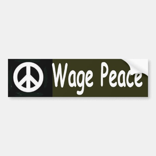 Schilderwaas Bumpersticker (Voorkant)