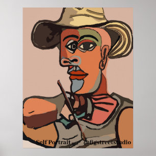 Schilderzelf Abstract Poster schilderen