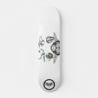 Schildflesje Elephant Beer Bird Octopus line art t Skateboard