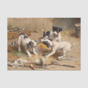 Schildgeschil door Carl Reichert Tissuepapier