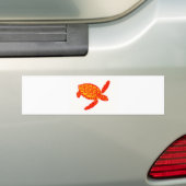 Schildkleur Bumpersticker (Op auto)