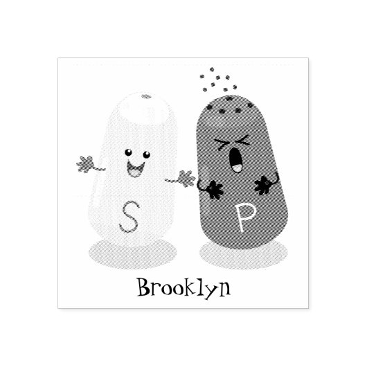 Schildklier, cartoon, rubber 	rubberstempel (Afrduk)