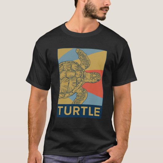 Schildkröte Galapagos T-shirt (Voorkant)