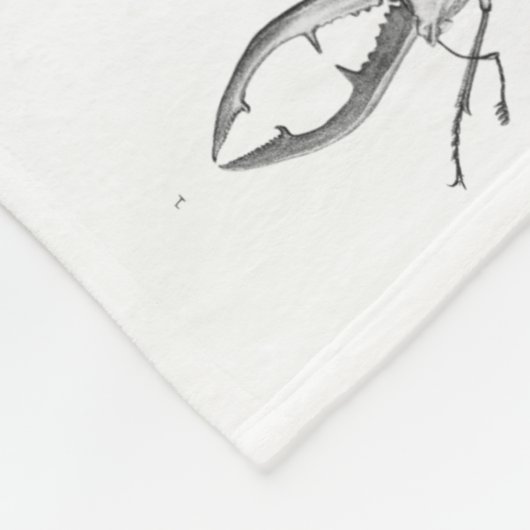  schildluis fleece deken (Hoek)