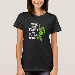 Schildomgeving bespaart onze planeet en het geluid t-shirt