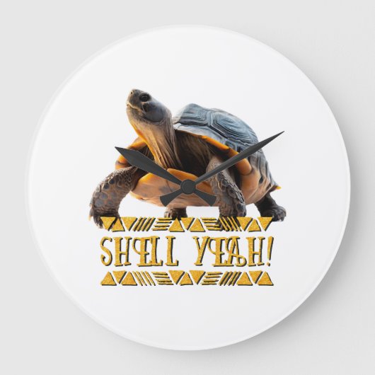 Schildpad 001 Schelp Yeah! Grote Klok (Voorkant)