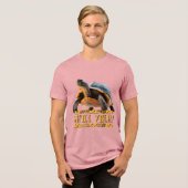 Schildpad 001 Schelp Yeah! Tri-Blend Shirt (Voorkant volledig)