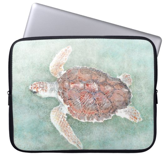 schildpad 2 laptop sleeve (Voorkant)