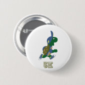 Schildpad 5.000 - blauw ronde button 5,7 cm (Voorkant /achterkant)