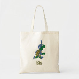 Schildpad 5.000 - blauw tote bag
