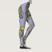 Schildpad Aarde Maan Maureen Girard Whimsical Leggings (Rechts)