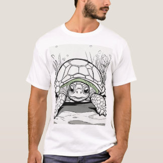 Schildpad Beach Speeltijd T-shirt