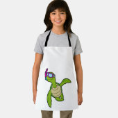 Schildpad bij zwemmen met Snorkel Schort (Insitu)