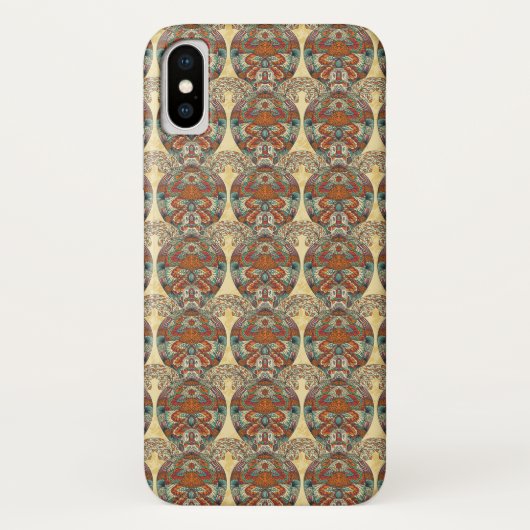 Schildpad Bloemmotief Case-Mate iPhone Case (Achterkant)