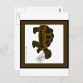 schildpad briefkaart (Voorkant / Achterkant)