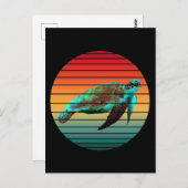 Schildpad  briefkaart (Voorkant / Achterkant)