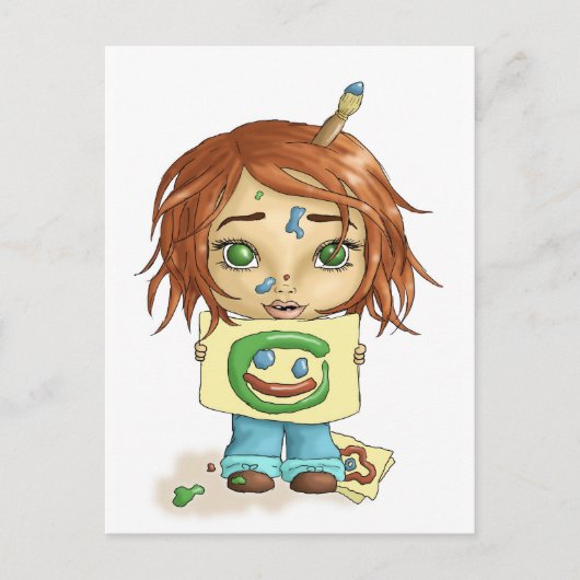 Schildpad Briefkaart (Voorkant)