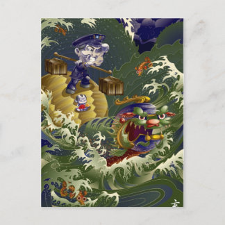 Schildpad Briefkaart